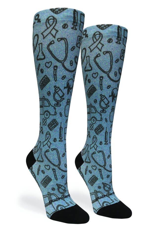 360 Medi Station OTC Compression Socks (Standard & Extra Wide): SM/MD (shoe size 7-10) / Standard 15-20mmhg / Standard Width