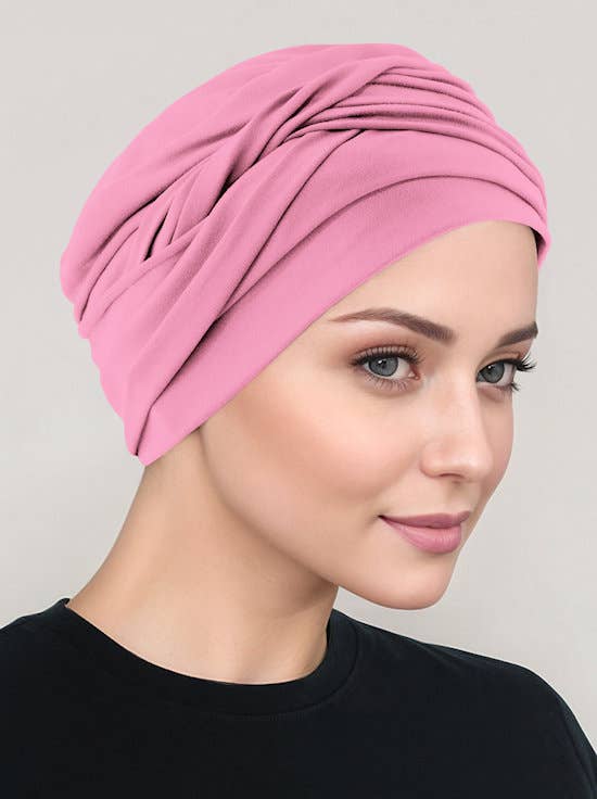 Twisty Turban Buttery Soft Light Pink