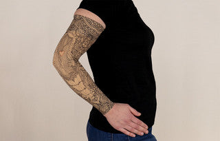 Beauty-Full Beige Armsleeve w/ Diva Diamond Band