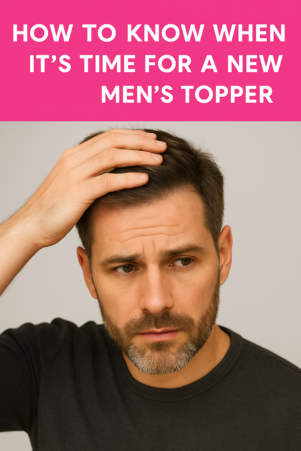 How to know when it is time for a new topper... Men's Edition