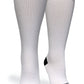 White OTC Compression Socks (Standard & Extra Wide): Standard 15-20mmhg / Standard Width / SM/MD (shoe size 7-10)