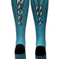 360 Mild Never Quit Blue (EXTRA WIDE CALF): LG/XL (shoe size 10-13)
