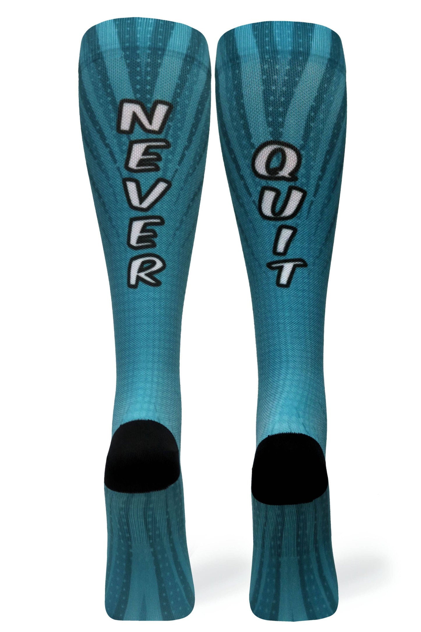 360 Mild Never Quit Blue (EXTRA WIDE CALF): LG/XL (shoe size 10-13)