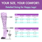 360 Heart Station Blue (EXTRA WIDE CALF): LG/XL (shoe size 10-13)