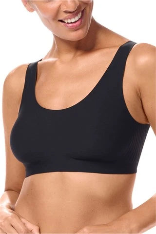 Linda Wire-Free Bra - Black