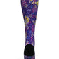 360 Purple Petals (EXTRA WIDE CALF): LG/XL (shoe size 10-13)