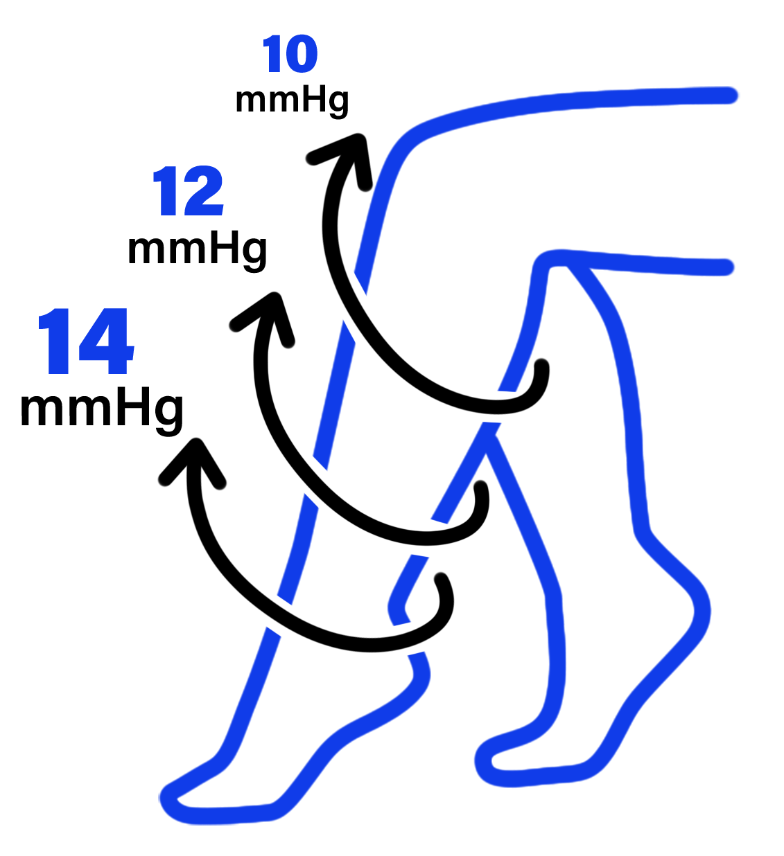 Solid Black XL Compression Socks