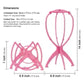 Pink Collapsible Wig Stand