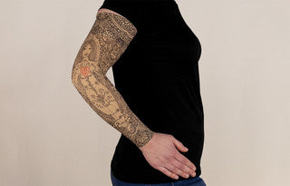 Beauty-Full Beige Armsleeve w/ Diva Diamond Band
