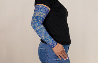 Blue Bandit Armsleeve w/ Diva Diamond Band