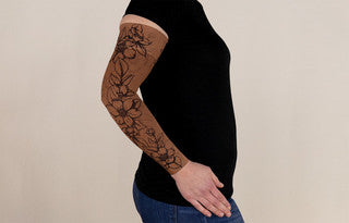 Carolina Mocha Armsleeve w/ Diva Diamond Band