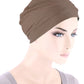 Bamboo Cap Rosette Sash Cedar Brown