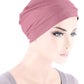 Bamboo Cap Rosette Sash Rose Pink