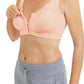 Clara Wire-Free Front Closure Bra - Blush