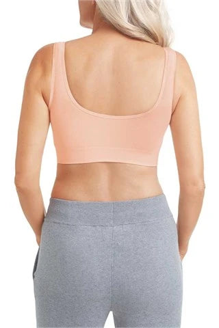 Clara Wire-Free Front Closure Bra - Blush