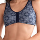Frances Wire-Free Front-Closure Blue/White
