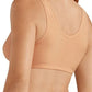 Frances Wire-Free Front Closure Bra - Sand