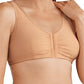 Frances Wire-Free Front Closure Bra - Sand