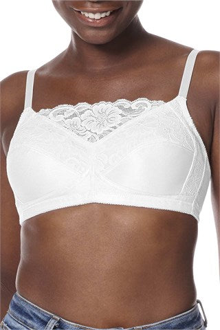 Isabel Wire-Free Camisole Bra- White