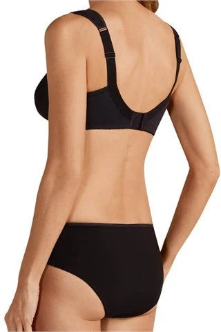 Isadora Wire-Free Bra - Black