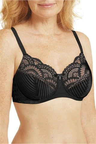 Karolina Padded Wire-Free Bra - Black