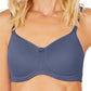 Mara Padded Wire-Free Bra - Indigo Blue