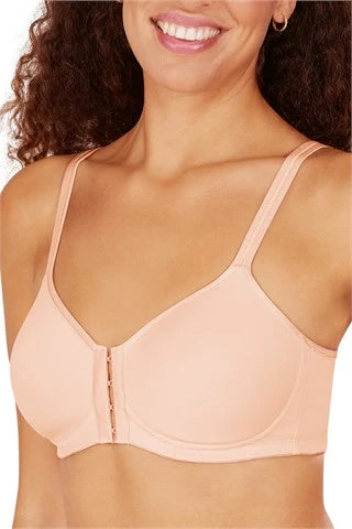 Mara Padded Wire-Free Front Closure Bra - Blush