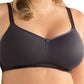 Mara Padded Wire-Free Bra - Dark Grey