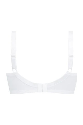 Nancy Wire-Free Bra - White