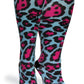 360 Cheetah Blue OTC Compression Socks (Standard & Extra Wide): SM/MD (shoe size 7-10) / Standard 15-20mmhg / Standard Width
