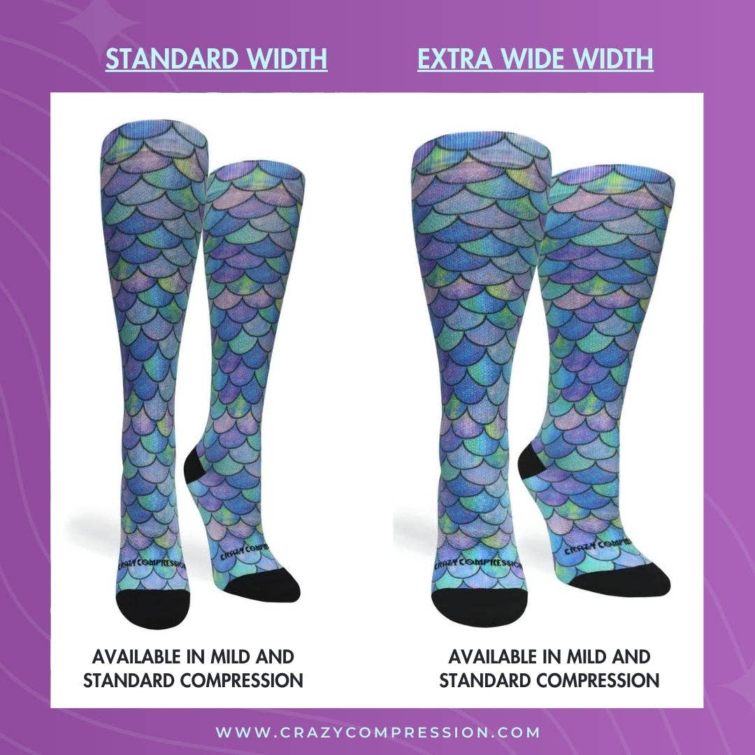 360 Medi Station OTC Compression Socks (Standard & Extra Wide): SM/MD (shoe size 7-10) / Standard 15-20mmhg / Standard Width