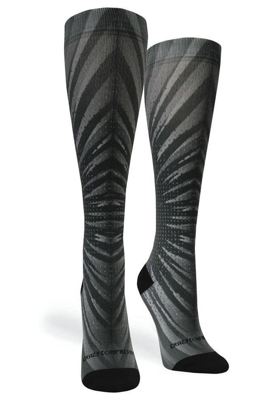 360 Never Quit Grey OTC Compression Socks (Standard & Extra Wide): LG/XL (shoe size 10-13) / Standard 15-20mmhg / Standard Width