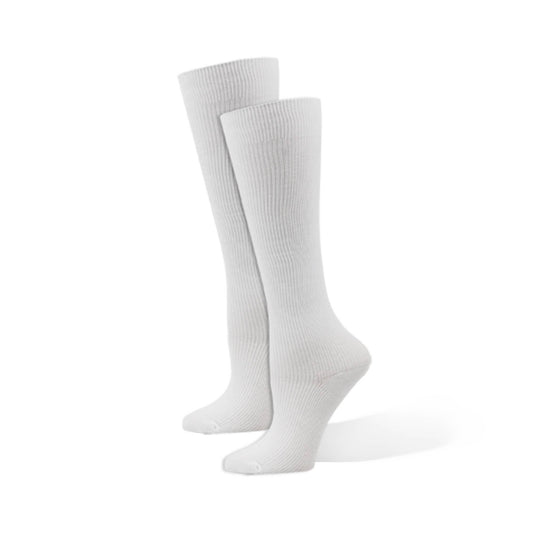 Solid White Compression Socks