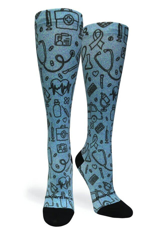 360 Medi Station OTC Compression Socks (Standard & Extra Wide): LG/XL (shoe size 10-13) / Standard 15-20mmhg / Standard Width