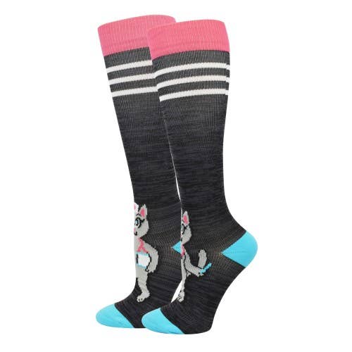 Fashion Compression  Medical Kitty  Socks: 92091 REG