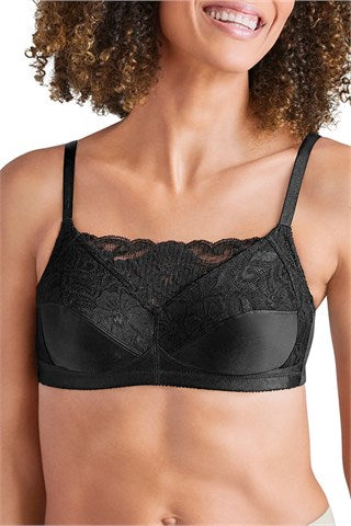 Isabel Wire-Free Camisole Bra - Black